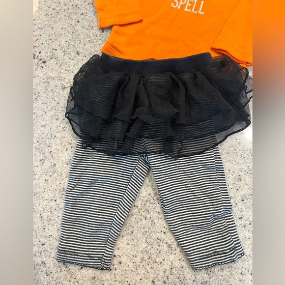 Baby girl Halloween outfit matching set 6 months - Picture 3 of 4